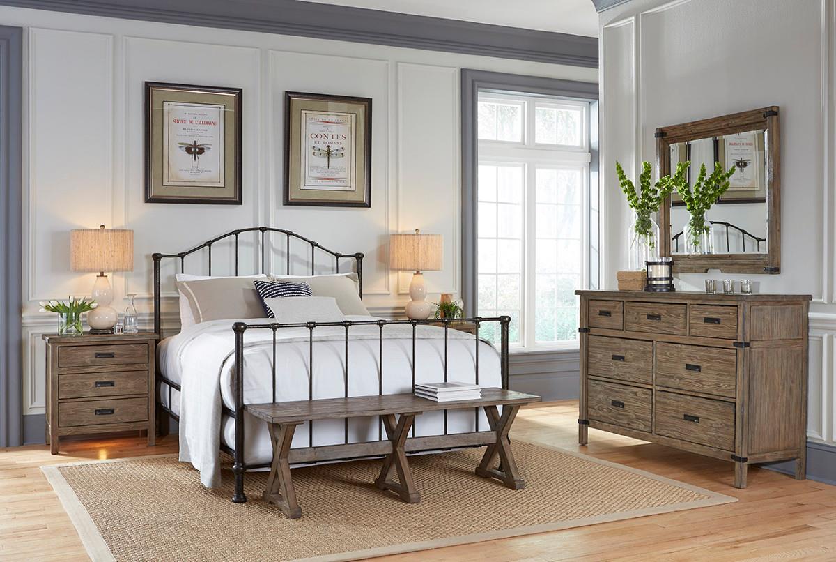 Kincaid Furniture Foundry Queen Wrought Iron Garden Bed Belfort Furniture Panel Beds